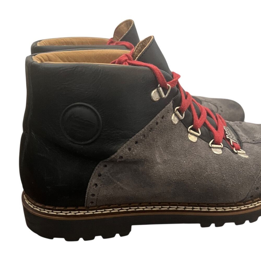 Ammann Murten Boots In Brushed Grey Suede and Black Leather Size 45 EU - Picture 8 of 14
